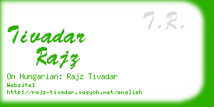 tivadar rajz business card